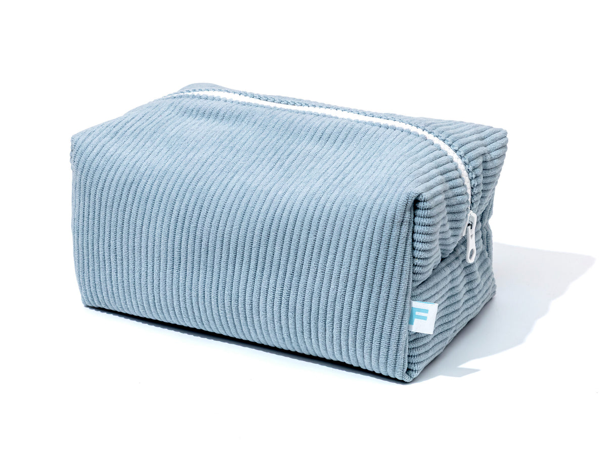 alcheMe Essentials Big Bundle with alcheMe x Findlay wash bag — fragrance-free cleanser, moisturiser and On-The-Go mini bundle for teens