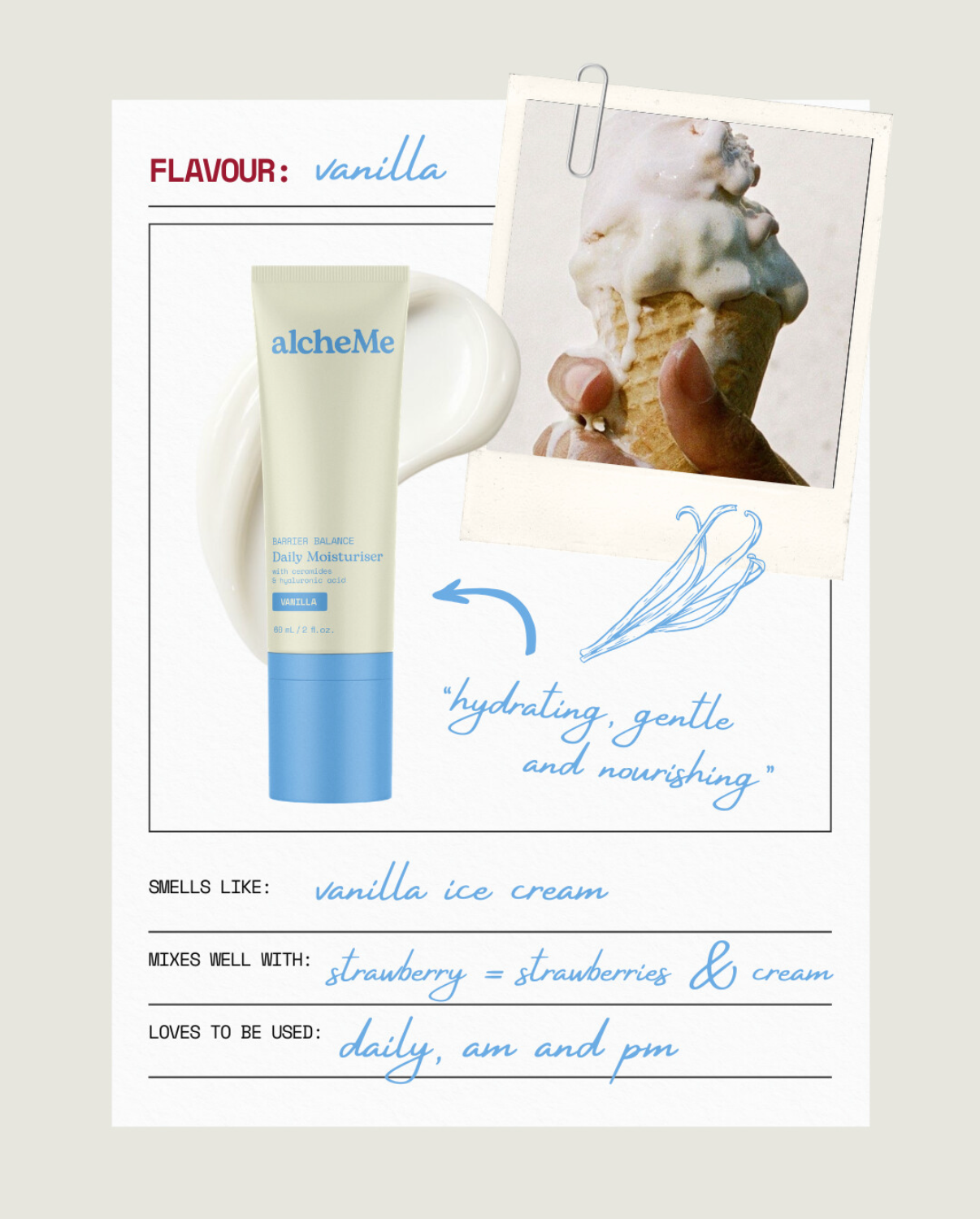 Daily Moisturiser - Vanilla