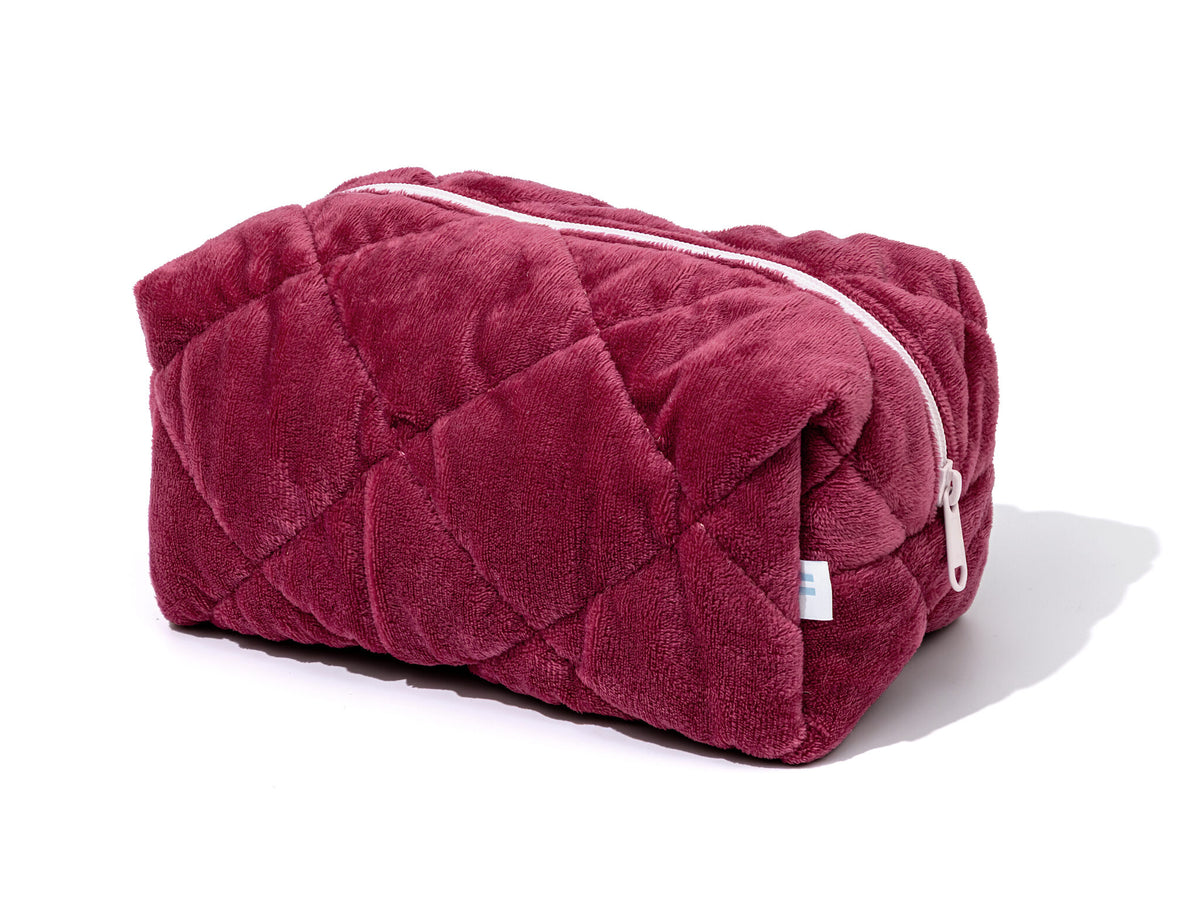 alcheMe Cherry Bomb Big Bundle with alcheMe x Findlay wash bag — cherry and coconut cleanser and moisturiser set for teens