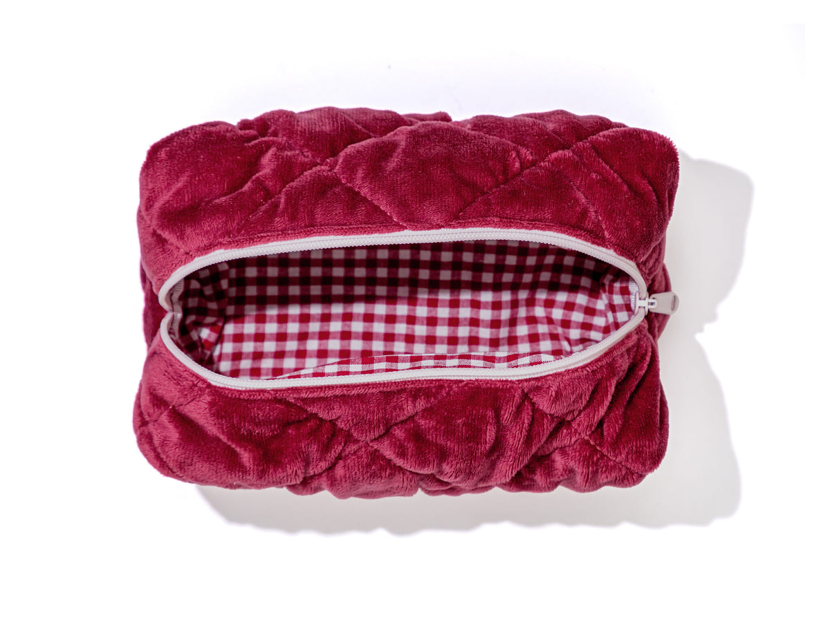 alcheMe Cherry Bomb wash bag detail — Big Bundle teen skincare gift with Findlay collab